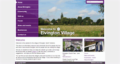Desktop Screenshot of elvington.net